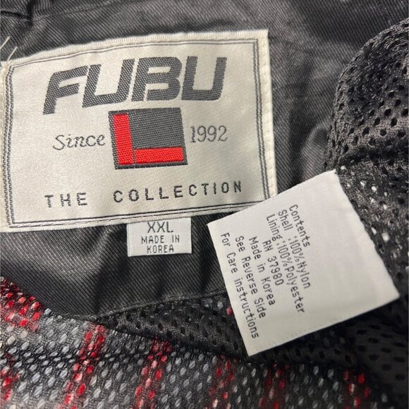 FUBU Vintage 00s Sport The Collection Windbreaker Jacket Men Size XXL - Picture 6 of 11